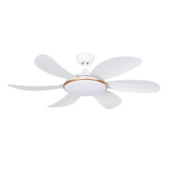 Quạt Trần Đèn 6 Cánh Beller 52BL-811C Màu Trắng