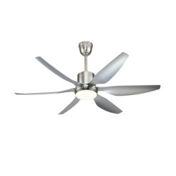 Quạt Trần Đèn 6 Cánh Beller 56BL-112S Màu Xám Bạc