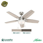 Quạt Trần 5 Cánh Hunter ARCOT 50646 Màu Xám Bạc