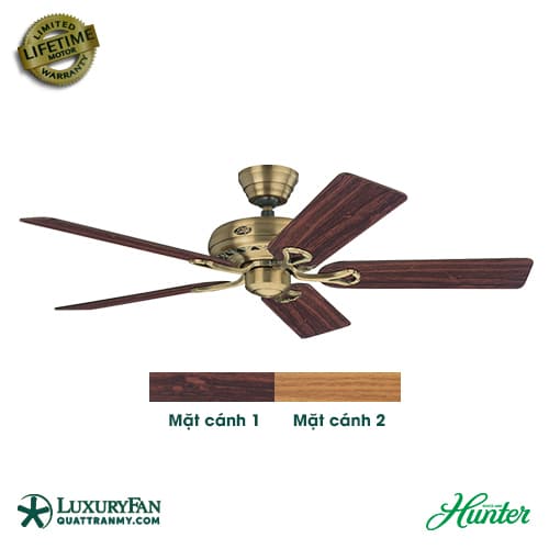 Quạt Trần 5 Cánh Hunter Savoy 24520 Màu Nâu Quạt Trần 5 Cánh Hunter Savoy 24520 Màu Nâu