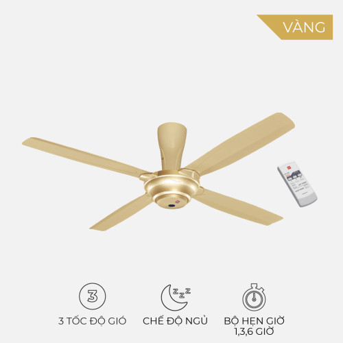 Quạt Trần 4 Cánh KDK M56PR Màu Vàng Quạt Trần 4 Cánh KDK M56PR Màu Vàng