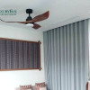 Quạt Trần 3 Cánh Luxfan GV 086N Màu Nâu Quạt Trần 3 Cánh Luxfan GV 086N Màu Nâu