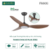 Quạt Trần 3 Cánh Luxfan GV 086N Màu Nâu Quạt Trần 3 Cánh Luxfan GV 086N Màu Nâu