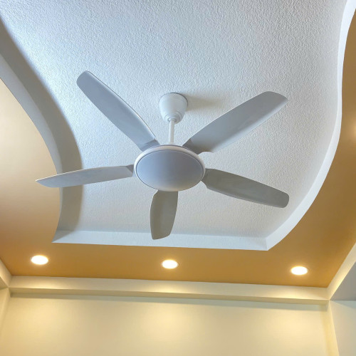 Quạt Trần 5 Cánh Luxfan GV 8010T Màu Trắng Quạt Trần 5 Cánh Luxfan GV 8010T Màu Trắng