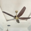 Quạt Trần 5 Cánh Luxfan GV 8015 Màu Nâu Quạt Trần 5 Cánh Luxfan GV 8015 Màu Nâu