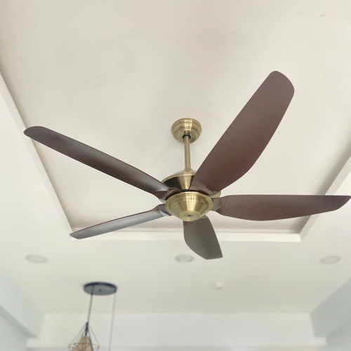 Quạt Trần 5 Cánh Luxfan GV 8015 Màu Nâu Quạt Trần 5 Cánh Luxfan GV 8015 Màu Nâu