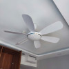 Quạt Trần 6 Cánh Luxfan GV 013 Màu Trắng