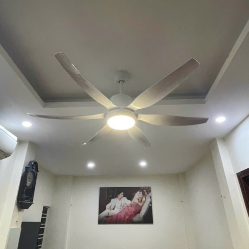 Quạt Trần 6 Cánh Luxfan GV 019B Màu Bạc Quạt Trần 6 Cánh Luxfan GV 019B Màu Bạc