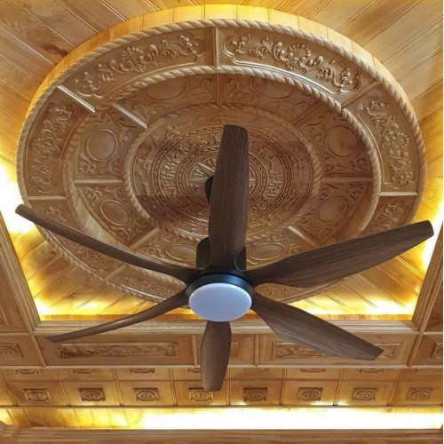 Quạt Trần 6 Cánh Luxfan GV 019N Màu Nâu Quạt Trần 6 Cánh Luxfan GV 019N Màu Nâu