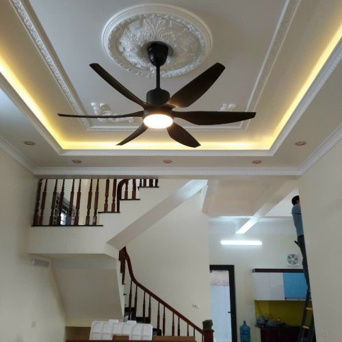 Quạt Trần 6 Cánh Luxfan GV 019N Màu Nâu Quạt Trần 6 Cánh Luxfan GV 019N Màu Nâu