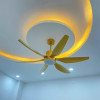 Quạt Trần 6 Cánh Luxfan GV 019V Màu Vàng Quạt Trần 6 Cánh Luxfan GV 019V Màu Vàng