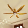 Quạt Trần 6 Cánh Luxfan GV 019V Màu Vàng Quạt Trần 6 Cánh Luxfan GV 019V Màu Vàng