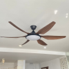 Quạt Trần 6 Cánh Luxfan GV 018N Màu Nâu Quạt Trần 6 Cánh Luxfan GV 018N Màu Nâu