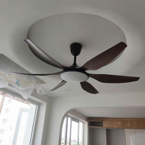 Quạt Trần 6 Cánh Luxfan GV 018N Màu Nâu Quạt Trần 6 Cánh Luxfan GV 018N Màu Nâu