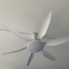 Quạt Trần 6 Cánh Luxfan GV 1018T Màu Trắng Quạt Trần 6 Cánh Luxfan GV 1018T Màu Trắng