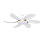 Quạt Trần 6 Cánh Luxfan GV 2019T Màu Trắng