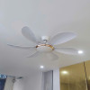 Quạt Trần 6 Cánh Luxfan GV 2019T Màu Trắng
