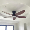 Quạt Trần Đèn 5 Cánh Luxfan GV 002N Màu Nâu