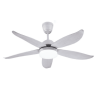 Quạt Trần Đen 5 Cánh LuxFan GV017G Màu Ghi