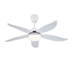 Quạt Trần Đèn 5 Cánh Luxfan GV 017T Màu Trắng