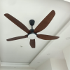 Quạt Trần Đèn 5 Cánh Luxfan GV 1042 Màu Nâu Quạt Trần Đèn 5 Cánh Luxfan GV 1042 Màu Nâu