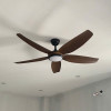 Quạt Trần Đèn 5 Cánh Luxfan GV 4010N Màu Nâu