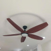 Quạt Trần Đèn 5 Cánh Luxfan GV 4010N Màu Nâu