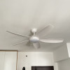 Quạt Trần Đèn 5 Cánh Luxfan GV 4010T Màu Trắng Quạt Trần Đèn 5 Cánh Luxfan GV 4010T Màu Trắng
