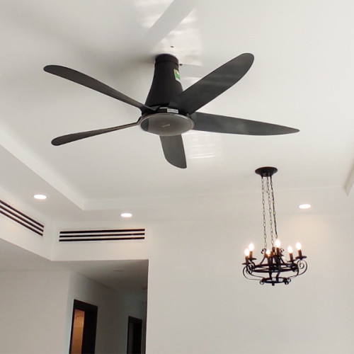 Quạt Trần Mitsubishi 5 Cánh C56–RA5 Màu Xám Đậm