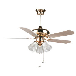 Quạt Trần Đèn 5 Cánh Mountain Air 42WE-1020A Màu Nâu