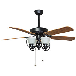Quạt Trần Đèn 5 Cánh Mountain Air 52WE-1086A Màu Nâu