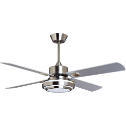 Quạt Trần Đèn 5 Cánh Mountain Air 52WE-1091B Màu Bạc