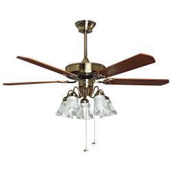 Quạt Trần Đèn 5 Cánh Mountain Air 52WE-1096 Màu Gỗ