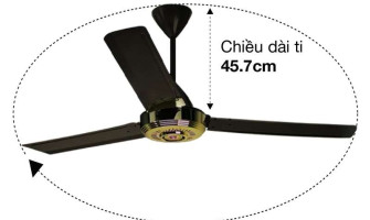 Sải Cánh Quạt Trần: Cách Chọn Kích Thước Phù Hợp