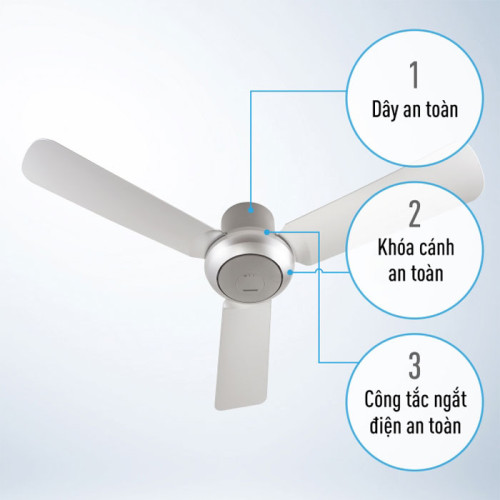 Quạt Trần Panasonic 3 Cánh F-48CZL