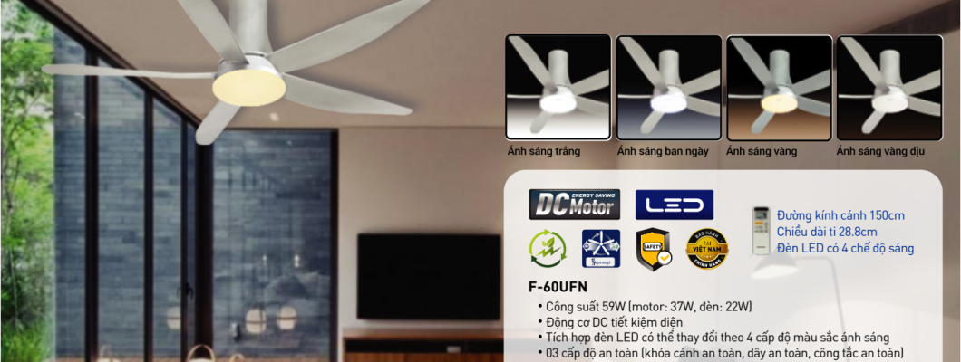 Quạt trần Panasonic có tốt không? Đánh giá chi tiết trước khi mua
