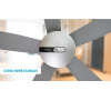 Quạt Trần Panasonic 5 Cánh Màu Bạc F-60TAN Cảm Biến ECONAVI