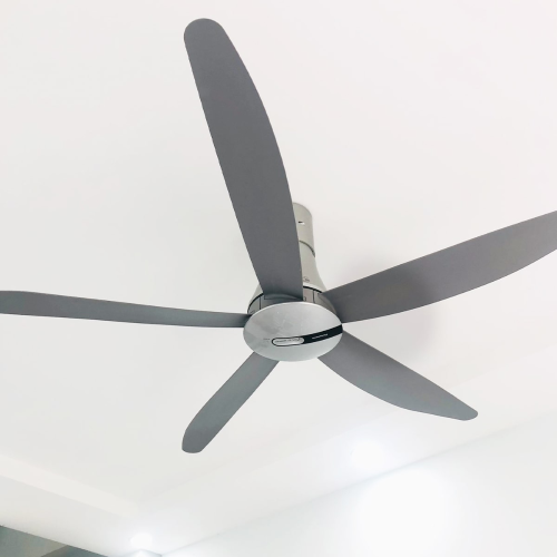Quạt Trần Panasonic 5 Cánh Màu Bạc F-60TAN Cảm Biến ECONAVI