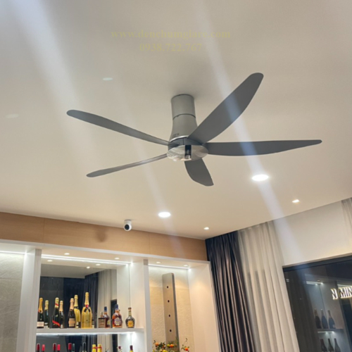 Quạt Trần Panasonic 5 Cánh Màu Bạc F-60TAN Cảm Biến ECONAVI