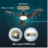 Quạt Trần Panasonic 5 Cánh Màu Đen F-60DHN Quạt Trần Panasonic 5 Cánh Màu Đen F-60DHN