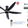 Quạt Trần Panasonic 5 Cánh Màu Đen F-60FEN - Nanoe™ X