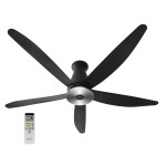 Quạt Trần Panasonic 5 Cánh Màu Đen F-60XDN