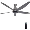 Quạt Trần Panasonic 5 Cánh Màu Ghi F-60HAN Econavi