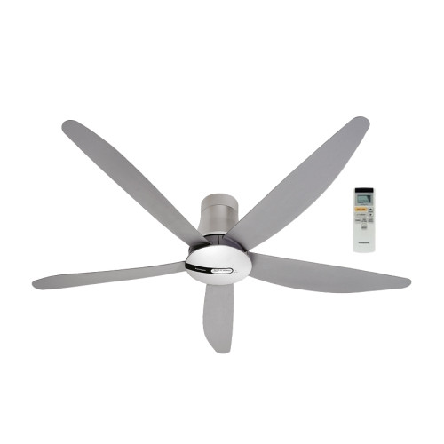 Quạt Trần Panasonic 5 Cánh Màu Bạc F-60TAN Cảm Biến ECONAVI