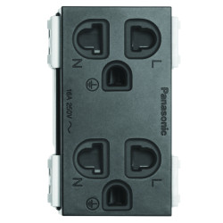 Ổ cắm đôi 3 chấu Gen-X