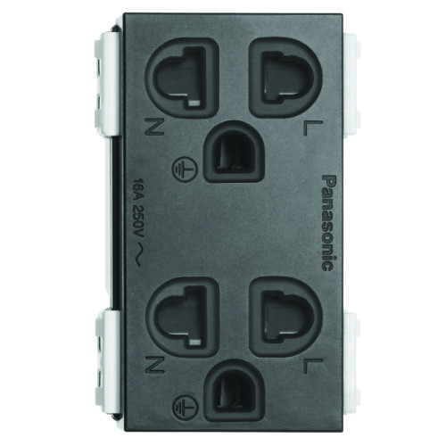 Ổ cắm đôi 3 chấu Gen-X