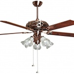 Quạt đèn màu Đồng đỏ Mountain Air 60WE-1084