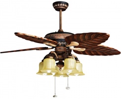 Quạt trần Hội An có đèn chùm Mountain Air 48WE-3033C