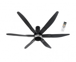 Quạt trần Panasonic 6 cánh màu đen F-70ZBP
