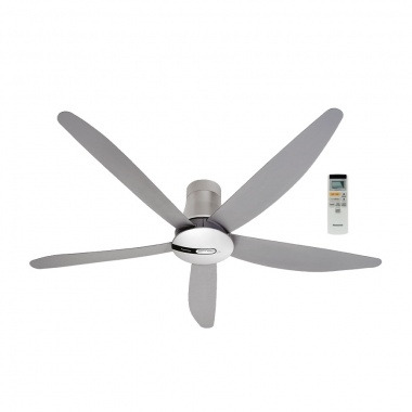 Quạt trần Panasonic 5 cánh màu bạc F-60TAN